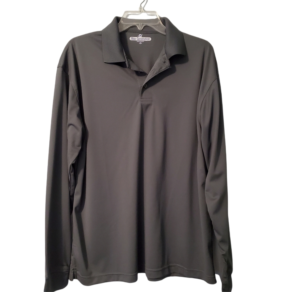 Blue Generation Blue-X-Dri High Performance Long Sleeve Shirt Size Medium